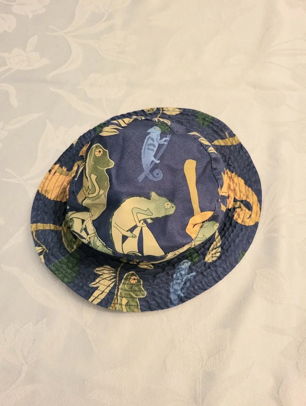 Gymboree Reversible Boys Lizard Print Bucket Sunhat Size 2T-3T